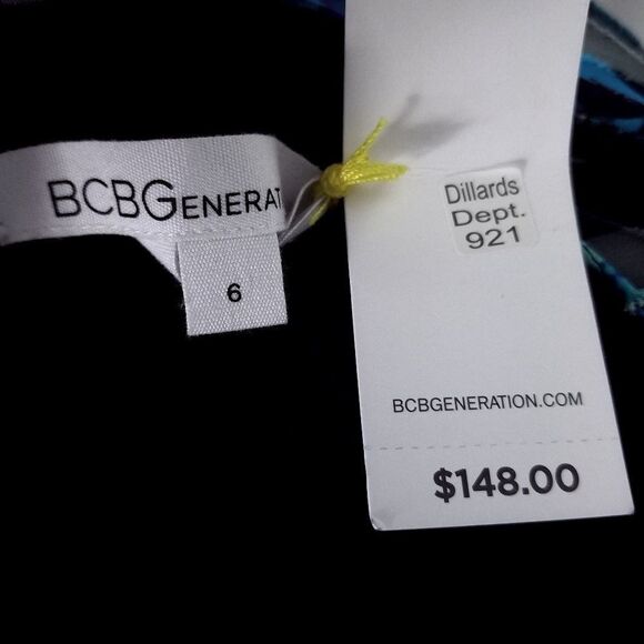 NEW NWT BCBGeneration Strapless Beaded Dress Size 6 - Picture 5 of 6